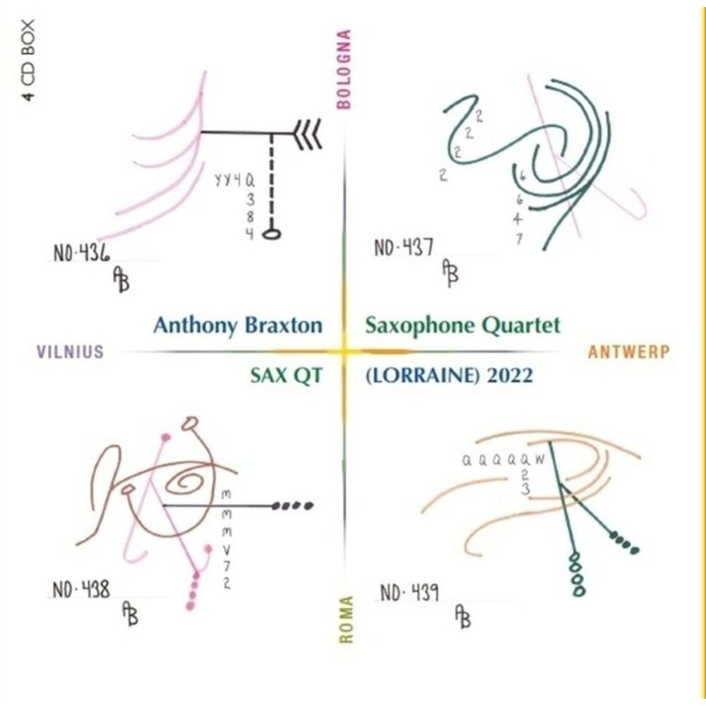 Anthony Saxophone Quartet Braxton - Sax Qt (Lorraine)  CD